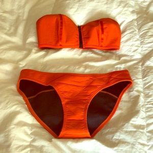 Orange bikini
